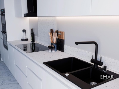 Детальное фото товара: Emar EMQ-2800.Q, мойка, гранит, морион