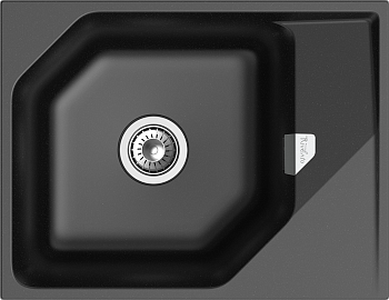 Фото товара: Rivelato LOCUS LS-65 nero, мойка, гранит, черный