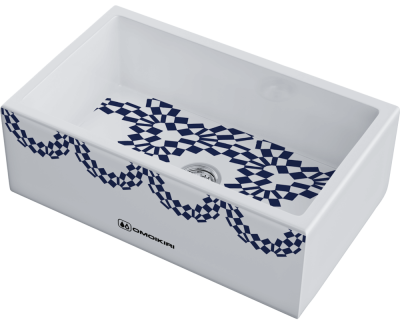 Детальное фото товара: Omoikiri Mikura 76-Tokyo 2, мойка, керамика, белый