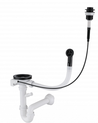 Детальное фото товара: Rivelato 13PB2-P2 сливная арматура для одночашевых моек белый