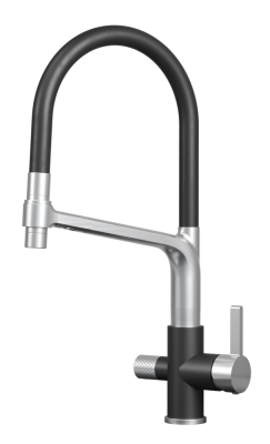 Детальное фото товара: GRANULA 5083 смеситель, нержавеющая сталь, турмалин