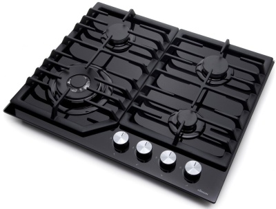 Konigin Blaze 604 BKGW Детальное фото товара: Konigin Blaze 604 BKGW газовая поверхность