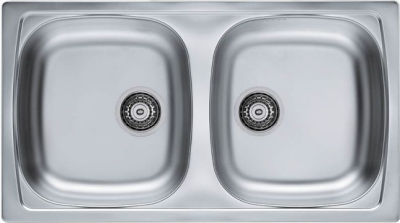 ALVEUS BASIC 160 LEI-90, мойка, нержавеющая сталь (в комплекте с сифоном 1130557)