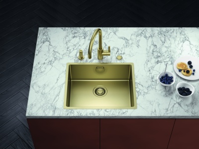 Детальное фото товара: Franke BXM 210/110-50 F-INOX, мойка, нержавеющая сталь, золото