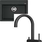 Omoikiri Daisen 60-BL + Yamada-P-BL черный