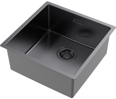 Детальное фото товара: Omoikiri Tadzava 44-U/I-Ultra-GM, мойка, вороненая сталь