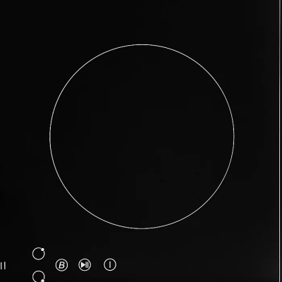 Krona FORTE 60 BL Детальное фото товара: Krona FORTE 60 BL индукционная поверхность