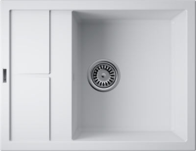 Детальное фото товара: Omoikiri Sumi 65A-WH, мойка, керамика, белый