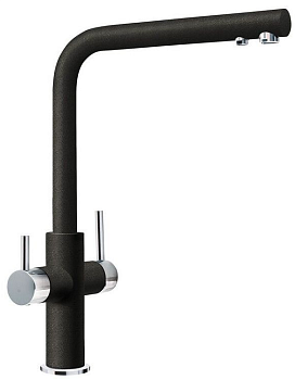 Фото товара: Franke Neptune Clear Water, смеситель, гранит, оникс