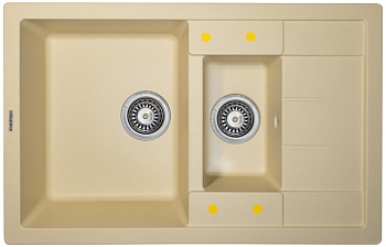 Фото товара: Ecoshtein RECHTECK 781.5, мойка, гранит, шампань