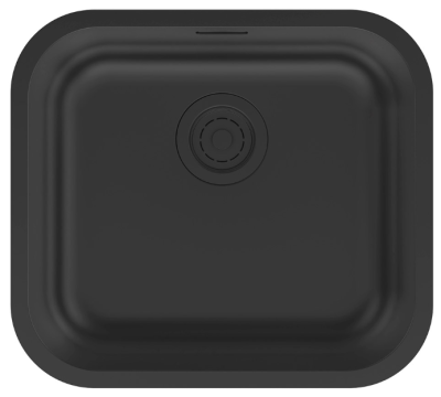 Paulmark VELLO 48 UNI, мойка, нержавеющая сталь, матовый черный
