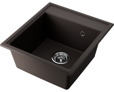 Omoikiri Daisen 46-ES, мойка, гранит, эспрессо Детальное фото товара: Omoikiri Daisen 46-ES, мойка, гранит, эспрессо