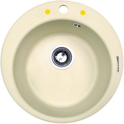 Детальное фото товара: Zigmund & Shtain KREIS 480, мойка, молодое шампанское