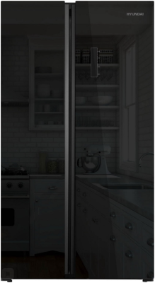 Детальное фото товара: Hyundai CS6503FV черное стекло