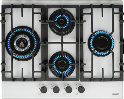 DeLonghi GABRIELLA 6GW BB Детальное фото товара: DeLonghi GABRIELLA 6GW BB газовая поверхность
