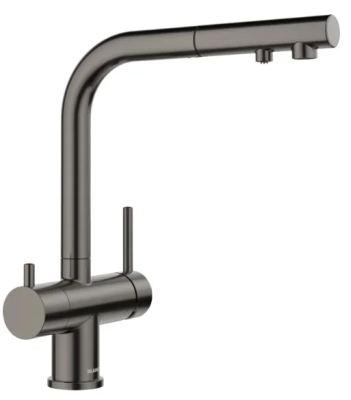 Blanco Fontas-S II, смеситель, темная сталь