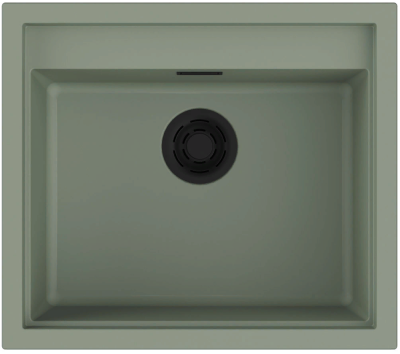 Детальное фото товара: Omoikiri Sintesi 57-WG, мойка, керамика, wind green