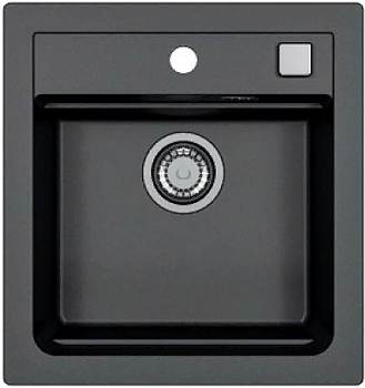 Фото товара: ALVEUS GRANITAL ATROX 20 CARBON - G91, мойка, гранит, черный (в комплекте с сифоном 1132823)