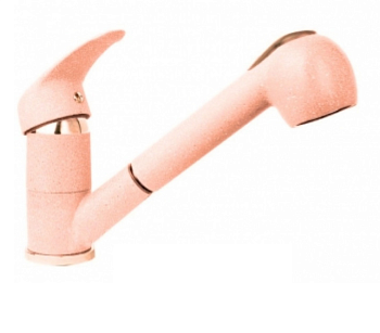 Фото товара: GranFest 1774, смеситель, мрамор, розовый