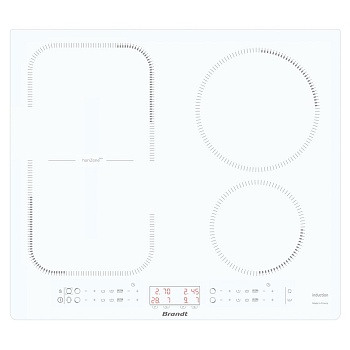 Фото товара: Brandt BPI264HSW индукционная поверхность