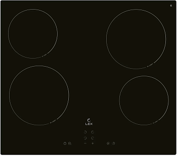 Фото товара: LEX EVH 640B BL стеклокерамическая поверхность