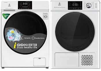 Фото товара: Jacky's стирка JW F0943BTD + сушка JTD 103BHTB