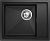 Фото товара: Rivelato NOBILE NB-544-R nero, мойка, гранит, черный