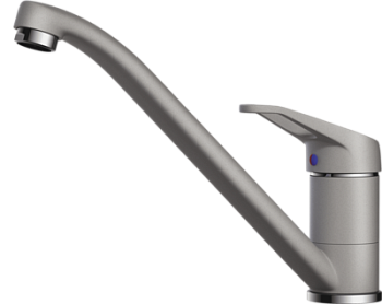 Фото товара: Omoikiri Kado-GR, смеситель, гранит, leningrad grey