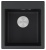 Paulmark KANTE 45, мойка, гранит, черный Детальное фото товара: Paulmark KANTE 45, мойка, гранит, черный