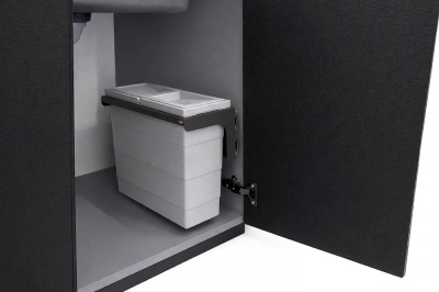 Hailo Slim soft выдвижная мусорная система с 1 ведром 12 л