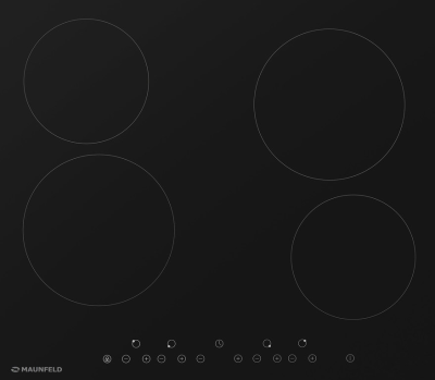 Детальное фото товара: Maunfeld EVCE.594-BK стеклокерамическая поверхность