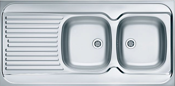 Фото товара: ALVEUS CLASSIC 100R NAT-60, мойка, нержавеющая сталь, правая (в комплекте с сифоном 1071240)