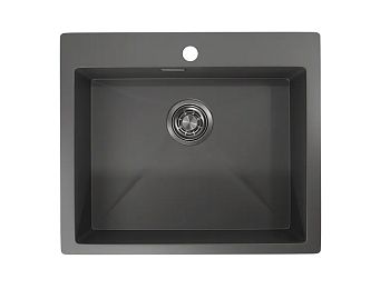 Фото товара: GRANULA 5951 мойка, нержавеющая сталь, графит матовый