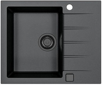 Фото товара: ALVEUS GRANITAL CADIT 10 G91 CARBON, мойка, гранит, черный (в комплекте с сифоном 1148149)