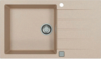 Фото товара: ALVEUS GRANITAL CADIT 40 TERRA - G22, мойка, гранит, песочный (в комплекте с сифоном 1132823)