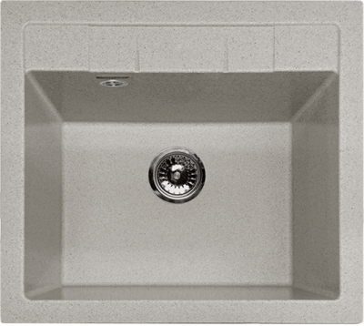 GranFest QUADRO GF-Q-561, мойка, мрамор, серый