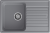 GranFest QUARZ GF-Z78, мойка, гранит, темно-серый Детальное фото товара: GranFest QUARZ GF-Z78, мойка, гранит, темно-серый