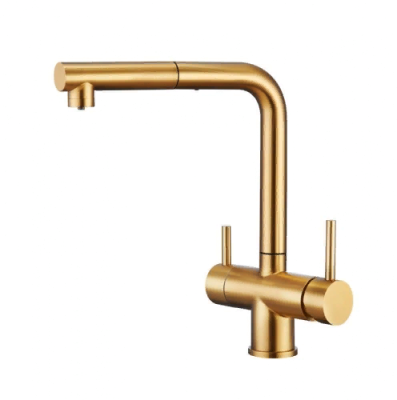 Детальное фото товара: Emar ECB-7017 PVD Golden, смеситель, золото