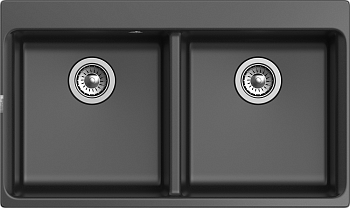 Фото товара: Rivelato AXEL X-90-2D antracite, мойка, гранит, антрацит