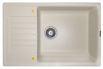 Фото товара: Ecoshtein RECHTECK 780.500, мойка, гранит, капучино