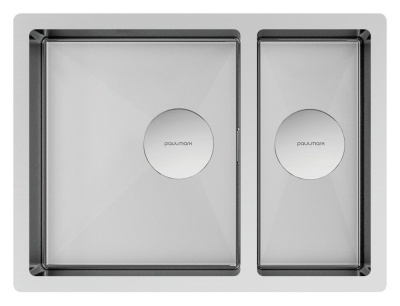 Детальное фото товара: Paulmark NEXT 58/2S UNI, мойка, нержавеющая сталь брашированная