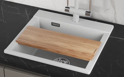 GRANULA Доска разделочная 435х200 ясень Детальное фото товара: GRANULA Доска разделочная 435х200 ясень