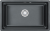 GRANULA 7303U мойка, гранит, шварц Детальное фото товара: GRANULA 7303U мойка, гранит, шварц