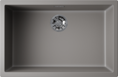 Детальное фото товара: Omoikiri Yamakawa 75-U/I-GR, мойка, керамика, leningrad grey