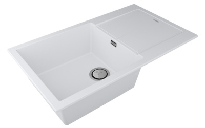 Детальное фото товара: Paulmark EXTENSIO 86, мойка, гранит, белый