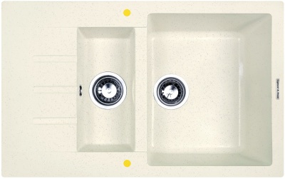 Детальное фото товара: Zigmund & Shtain RECHTECK 775.2, мойка, каменная соль 