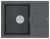 Paulmark FLUGEN 50-650, мойка, гранит, графит Детальное фото товара: Paulmark FLUGEN 50-650, мойка, гранит, графит