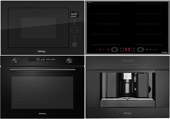 Фото товара: KORTING HIB 68700 B QUADRO + OKB 1471 CGN + KMI 825 TGN + KCM 9200 BG