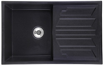 Фото товара: GRANULA 8002 мойка, гранит, черный