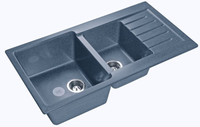 Детальное фото товара: GranFest PRACTIK GF-P-980 KL, мойка, мрамор, графит